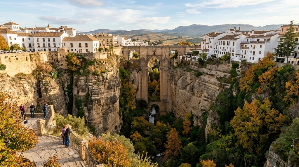 Puente Nuevo y Tajo de Ronda en otoño